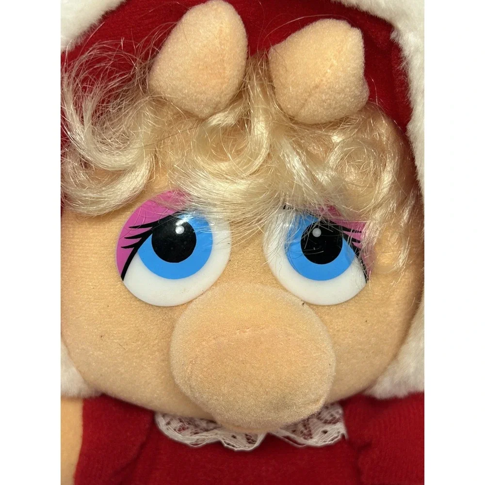 1987 Miss Piggy‎ Henson Muppet Babies Baby Christmas Plush Toy Vintage